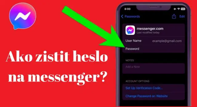 ako zistit heslo na messenger