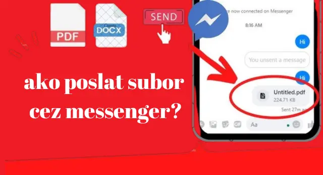 ako poslat subor cez messenger