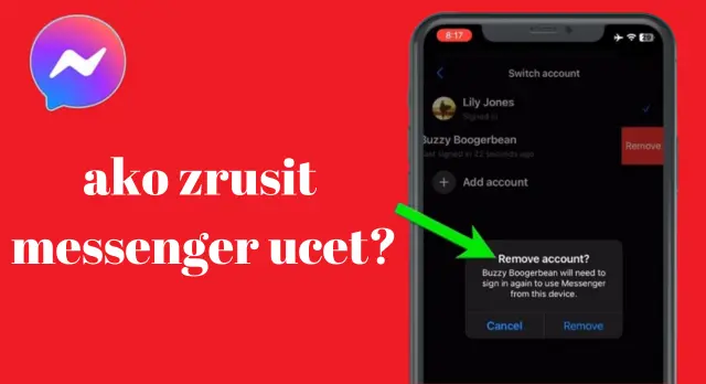 ako zrusit messenger ucet