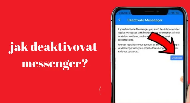 jak deaktivovat messenger